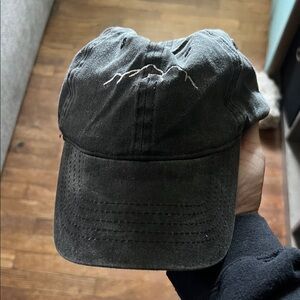 Distressed Black Cap